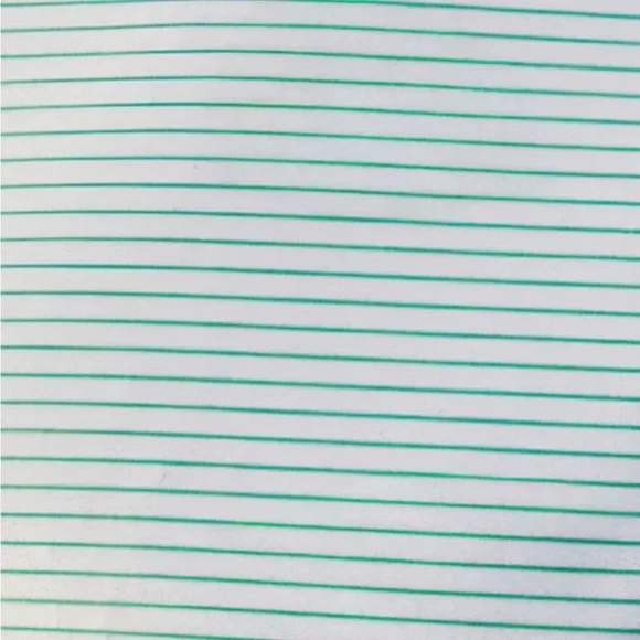 Collars & Co. Featherweight Flex Polo Augusta Green Stripe Size Medium NEW - Picture 4 of 6